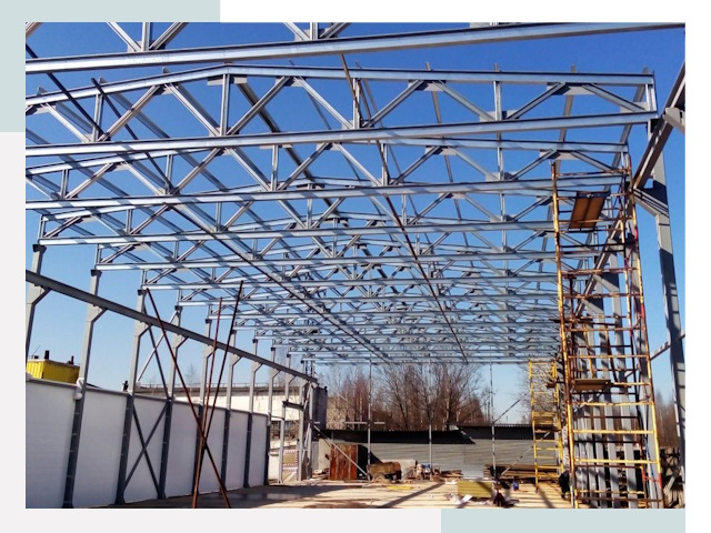 Строительство цехов в Усть-Лабинск от 613 руб. под ключ