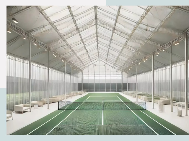 Строительство теннисных кортов в Устях-Лабинске