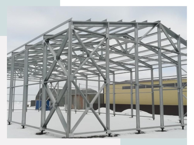 Каркасные ангары в Устях-Лабинске
