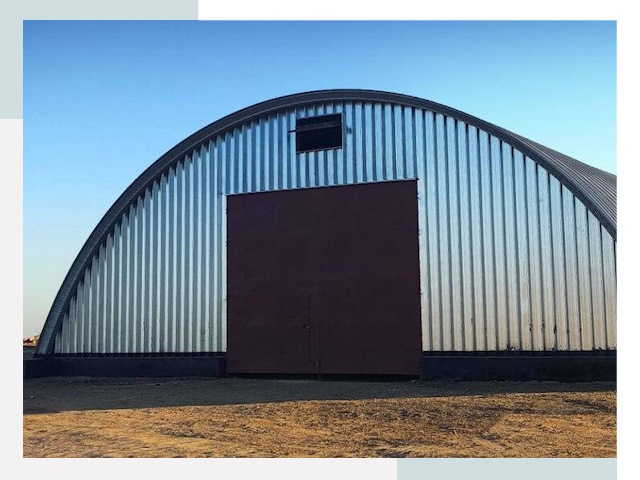 Арочные ангары в Устях-Лабинске