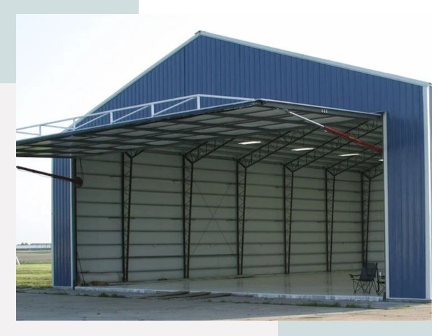 Прямо стенные ангары в Устях-Лабинске