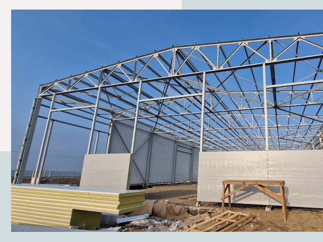 Утепленные ангары в Усть-Лабинск от 613 руб. за м²