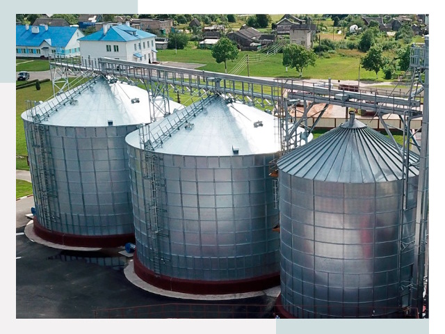 Металлические силосы в Устях-Лабинске