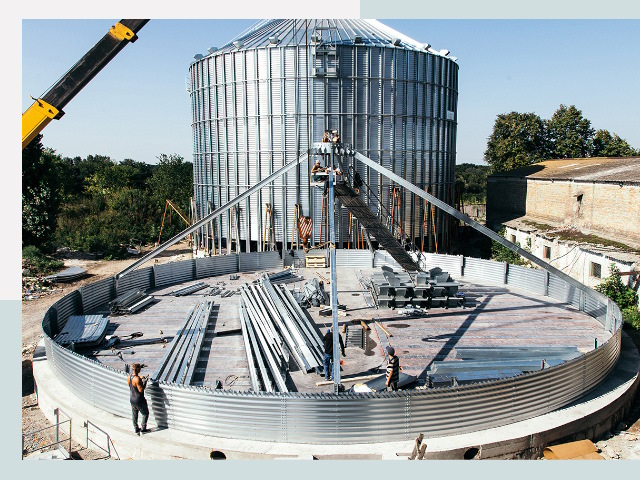 Силосы для зерна в Усть-Лабинск от 613 руб. - Надёжное хранение