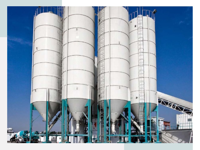 Строительство цементных силосов в Устях-Лабинске