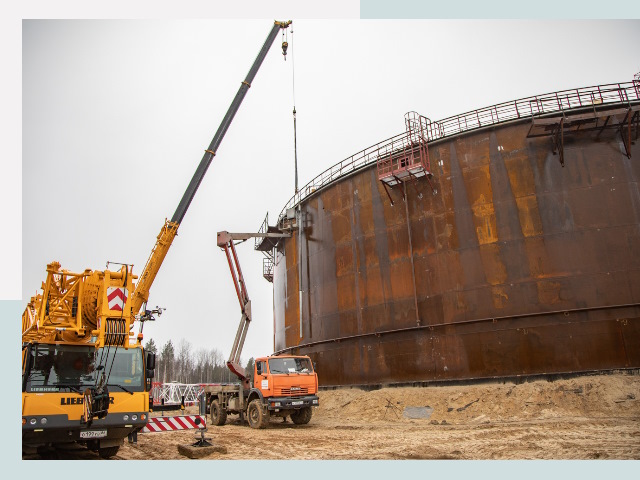 Монтаж резервуаров в Устях-Лабинске от 613 руб. за м³