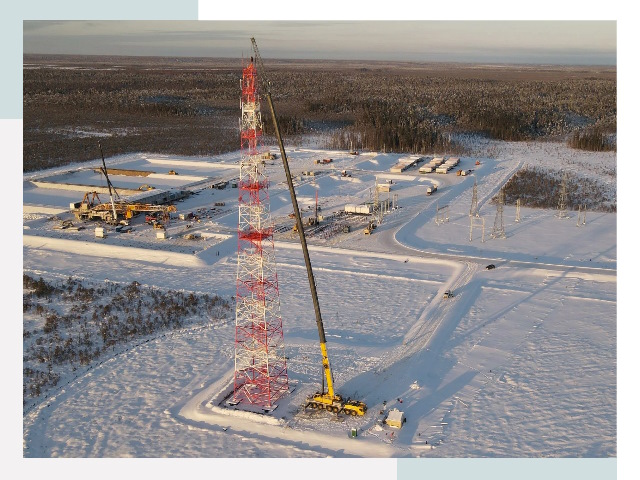 Мачты связи в Устях-Лабинске