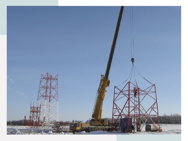 Монтаж вышек связи в Устях-Лабинске