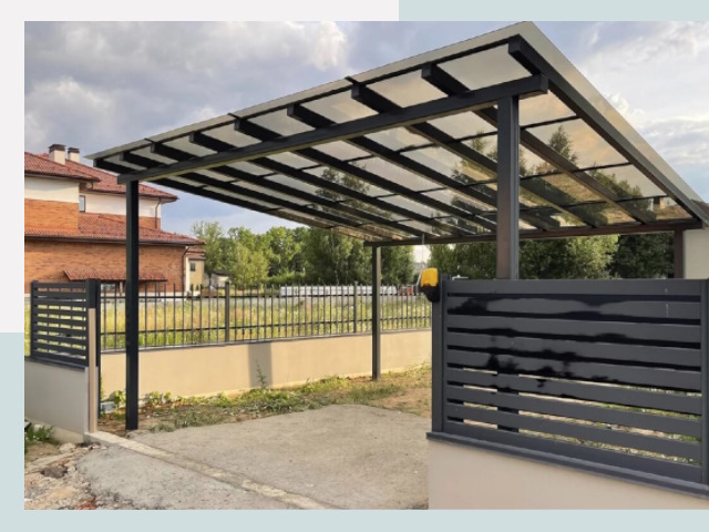 Металлические навесы в Усть-Лабинск от 613 руб. за м²