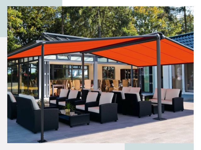 Навесы для кафе и ресторанов в Устях-Лабинске