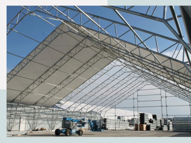 Каркасно-тентовые сооружения от СтальСтрой-Улб по цене 613 руб.