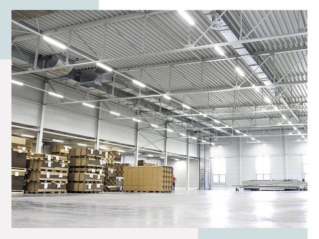 Освещение ангаров в Устях-Лабинске