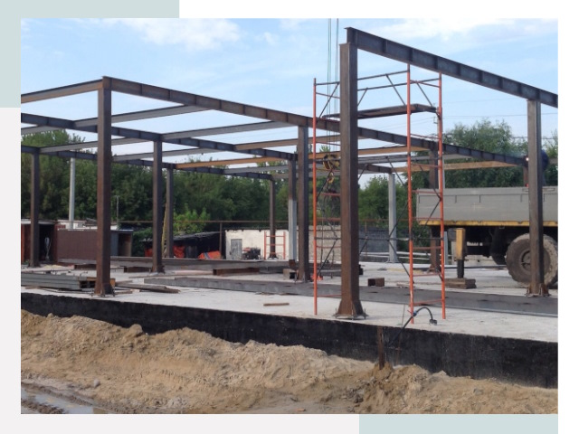 Фундамент для ангаров в Устях-Лабинске